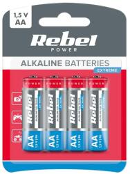 Rebel BAT0097B Alkáli elem REBEL EXTREME AA LR06 4db/bl (BAT0097B)