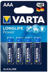 VARTA BAT0236 VARTA Longlife AAA alkáli elem, R03 4db/bliszter (BAT0236)