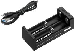  Akkumulátor töltő 18650 Li-Ion 3, 7V 2x18650 (BAT1144)
