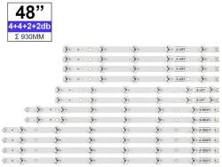  Háttérvilágítás Panasonic 48coll 6+5LED 3V 12db/csomag