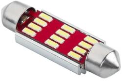  Autós LED izzó sofita 41mm 12LED Canbus 2db/bliszter (ZAR0384)