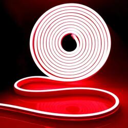  LED0146B Flexibilis neon LED szalag dekorvilágítás, piros színű, 5m
