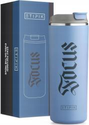 kamille Acél termosz Kulacs Etipik Boost 530ml Thermo bögre Kék Erős (KM2066)