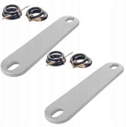 aMami Állítható etetőszék lábtartó Ikea Antilop Szürke fenyőfából 2 db (Podnóżek do krzesełka Antilop drewniany szary)