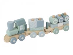 Little Dutch Fa vonat kék (4480LD)