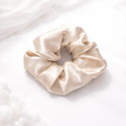 INTIMEO Selyem hajgumi scrunchie mulberry 6A bézs XL nagy 6cm (scrunchiexl)