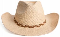 Szaleo Frankie nyári kalap cowboy természetes fonott western könnyű ekrü (CZ26110V1)