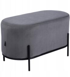 exito design Puff, kárpitozott pad szürke , ülőfelület előszobába, hálószobába Sena (EX-P2002L/M14)