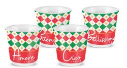 Bialetti Italia csésze szett 4db (TRICOL02) (TRICOL02)