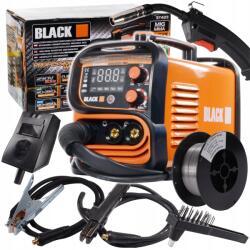 BLACK Hegesztőgép Mig hegesztőgép Inverteres Flux Mig Mag Mma Gaz 250A Euro LCD Igbt Bl (37423)