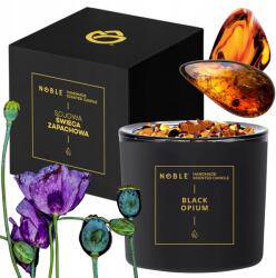 Noble Szója illatgyertya Black Opium borostyán nagy természetes fekete Noble (5904555660489)
