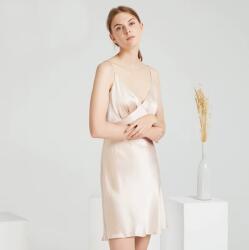 INTIMEO Női Selyem Hálóing Alsóruha Bézs 100% Selyem Mulberry 6A XL (silkdress1)