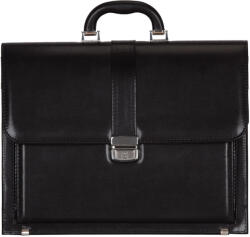 REAbags Aktovka REAbags 8003A - černá/nikl 17 l (RB-8003A_BLACK_N)