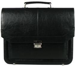 REAbags Aktovka REAbags 7253 - černá/nikl 15 l (RB-7253_BLACK_N)