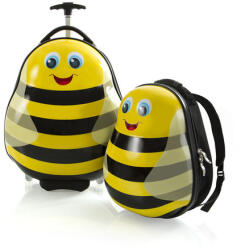 HEYS Travel Tots Lightweight Kids Bumble Bee - sada batohu a kufru 13, 8l (HEYS-13030-3086-00)