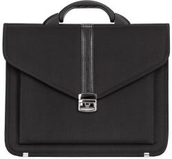 REAbags Aktovka REAbags 7173-T - černá/nikl 15 l (RB-7173-T_BLACK_N)