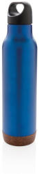 XD Design Thermo palack Cork 600 ml kék (P433.285)