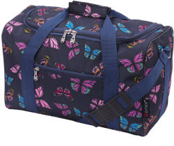 CITIES Cestovní taška CITIES 611 butterfly - modrá 20 l (RB-611_BUTTERFLY-NAVY)