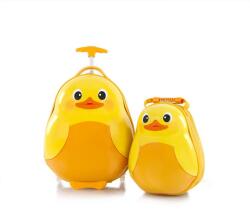 HEYS Travel Tots Kids Duck Kufr: 13, 8 l, Batoh: 3, 4 l (HEYS-13030-3199-00)