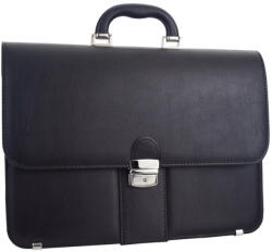 REAbags Aktovka REAbags 9003-TR - černá/nikl 12 l (RB-9003-TR_BLACK_N)