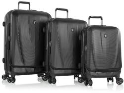 HEYS Vantage Smart Luggage S, M, L fekete - 3 bőröndből álló készlet (HEYS-15023-0001-S3)