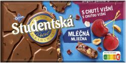 Orion Tejcsokoládé dióval és cseresznye zselé darabokkal Orion 170 g (8593893783195)