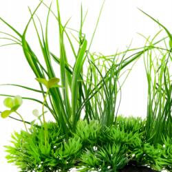 Kruger Meier Mesterséges Rét Akváriumhoz És Terráriumhoz Fű Lóherével 17 CM (KRUGER MEIER GRASS MEADOW - ROŚLINKA SZTUCZNA)