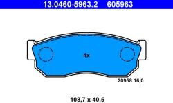 ATE set placute frana, frana disc ATE 13.0460-5963.2 (13.0460-5963.2)