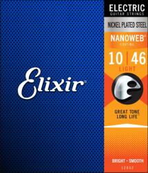 Elixir NanoWeb 10-46 elektromos gitár húrok Elixir 12052 (12052)