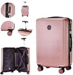Wings Közepes bőrönd Wings polikarbonát 24" Tsa cipzár túrázáshoz könnyű erős (PC566-M-PINK)