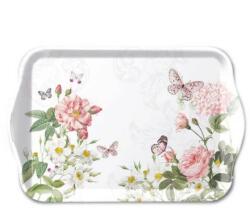 Ambiente B. V Amelia rózsás - virágos kistálca - 21x13 cm (VR-13720375)