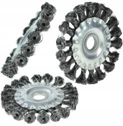 Rexxer Drótkefe Sodrott Drót 120 MM Furat 16 MM Tárcsakefe (RG-00-262)