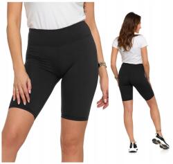 Moraj Leggings Kerékpáros Rövidnadrág Rövidnadrág Magas Derekú Térdig Érő Fekete 3XL (RDL850-018)