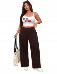  B. p. cshe Női Nadrág Casual Egyenes Magas Szárú Hosszú SZÁRÚ__2XL