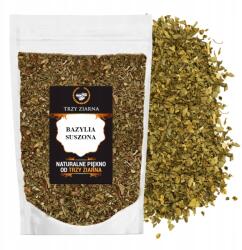 Trzy ziarna Bazsalikom 100g Szárított természetes aromás fűszer Trzy Ziarna (BAZYLIA SUSZONA 100g )