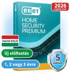 ESET Home Security Premium (5 eszközre/1 évre) (eset_home_security_premium_5pc_1ev)