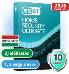 ESET Home Security Ultimate (10 eszköz 2 év) (eset_home_security_ultimate_10pc_2ev)
