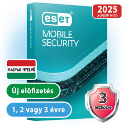 ESET Mobile Security for Android (3 gépre, 2 évre) online vírusirtó szoftver (eset_mobile_security_for_android_3pc_2ev)