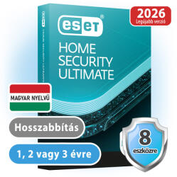 ESET Home Security Ultimate (8 eszköz 1 év, hosszabbítás) (eset_home_security_ultimate_8pc_1ev_hosszabbitas)