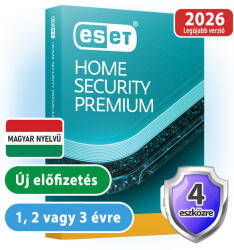 ESET Home Security Premium (4 eszközre/2 évre) (eset_home_security_premium_4pc_2ev)