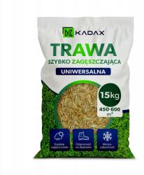 Kadax Fűmag Univerzális Gyorsan Tömörítő Gyep Ellenálló 15KG 600m2 (K4300)