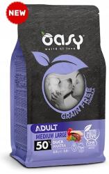Oasy Gabonamentes Kutyaeledel Felnőtt Közepes-Nagytestű Kacsa 12 kg