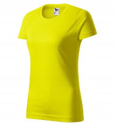 Malfini Női póló citromsárga sima pamut blúz S (t shirt Cytrynowy 96)