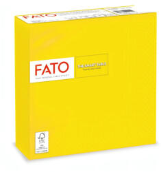 FATO Szalvéta 33x33cm citromsárga 2 rétegű 50 lap/csomag - atadcleankft