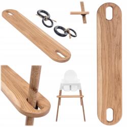 aMami Állítható lábtartó Ikea Antilop etetőszékhez Fa tölgy aMami (Podnóżek do krzesełka Antilop drewniany sosna)