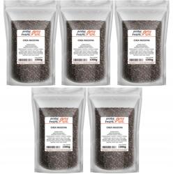 Kol-pol Chia Mag 5kg Spanyol zsálya természetes magok kiváló minőség Kol-Pol (Nasiona chia 5kg Kol-Pol)