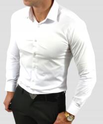 Espada Fehér férfi slim fit üzleti ing 3XL-47/48 (Espada biznesowa elegancka SLIM-ESP-S2)