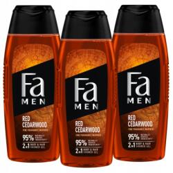 Fa Men Tusfürdő Red Cedarwood 2in1 formula férfiaknak 3x400ml