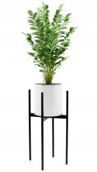 Gockowiak Loft fém virágágyás fekete Torre 70 cm (5902340316504)