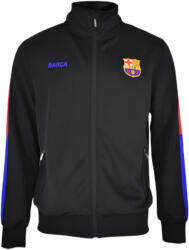  Barcelona pulóver felnőtt zippes Black Plus XXL